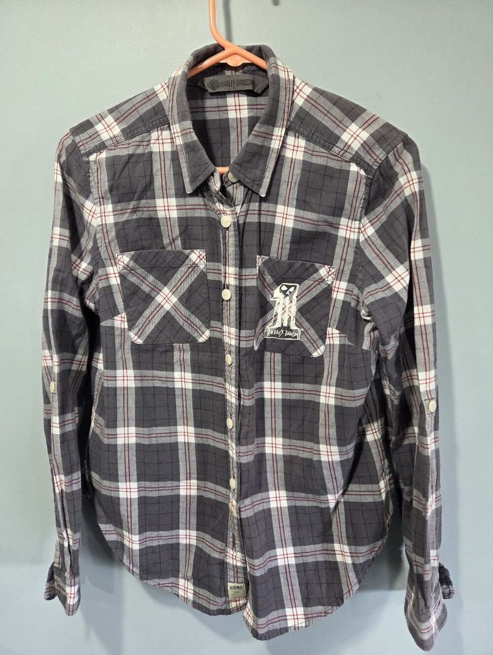 Womens Medium Harley-Davidson flannel